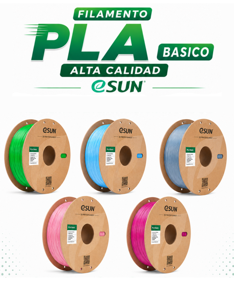 FILAMENTO PLA BASICO ESUN 1.75MM 1KG