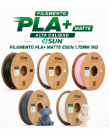 FILAMENTO PLA+ MATTE ESUN 1.75MM 1KG