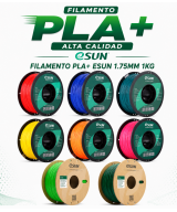FILAMENTO PLA+ ESUN 1.75MM 1KG