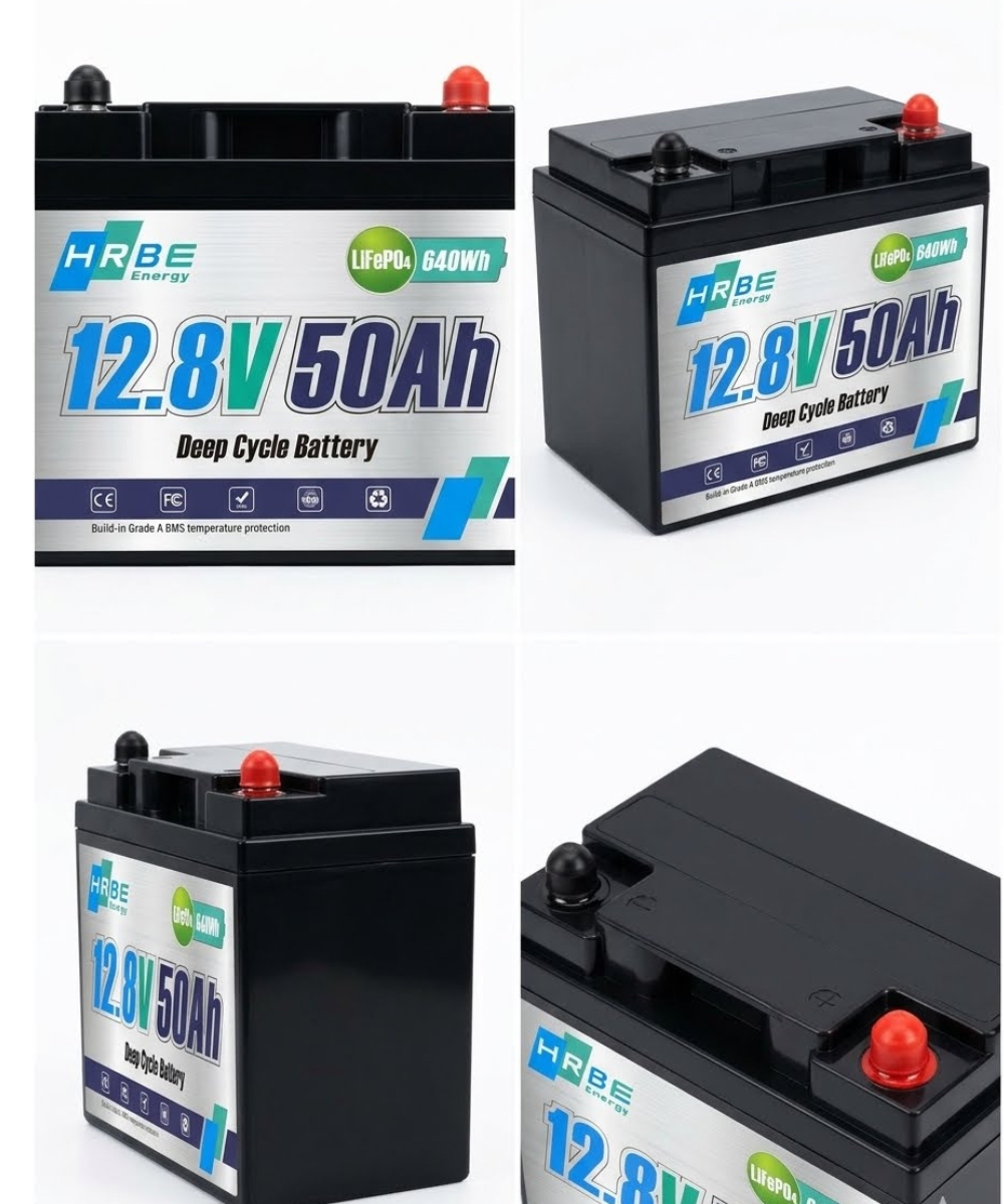Bateria recargable de litio 12V 50AH HRBE ENERGY