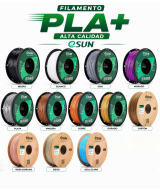 FILAMENTO PLA+ ESUN 1.75MM 1KG