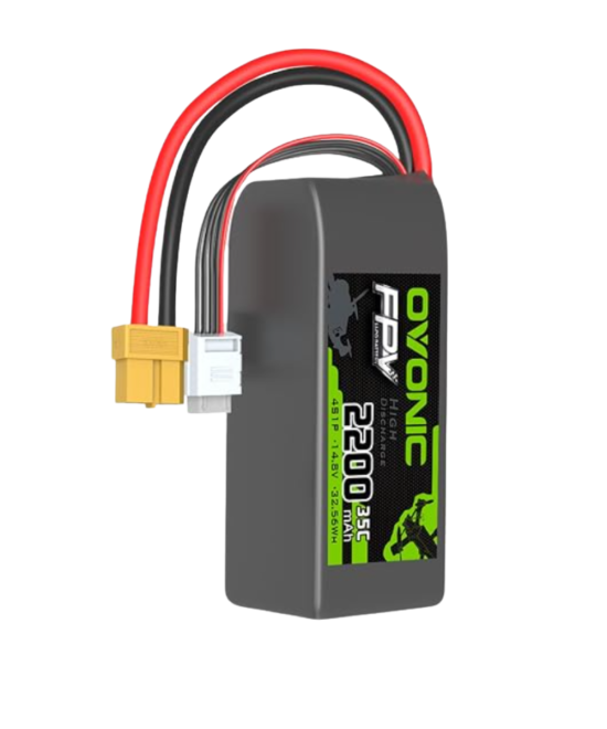 Bateria Tipo LiPo recargable 14.8V 35C 4S OVONIC 2200 MAH