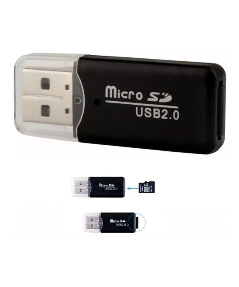 Lector de memorias micro SD USB 2.0