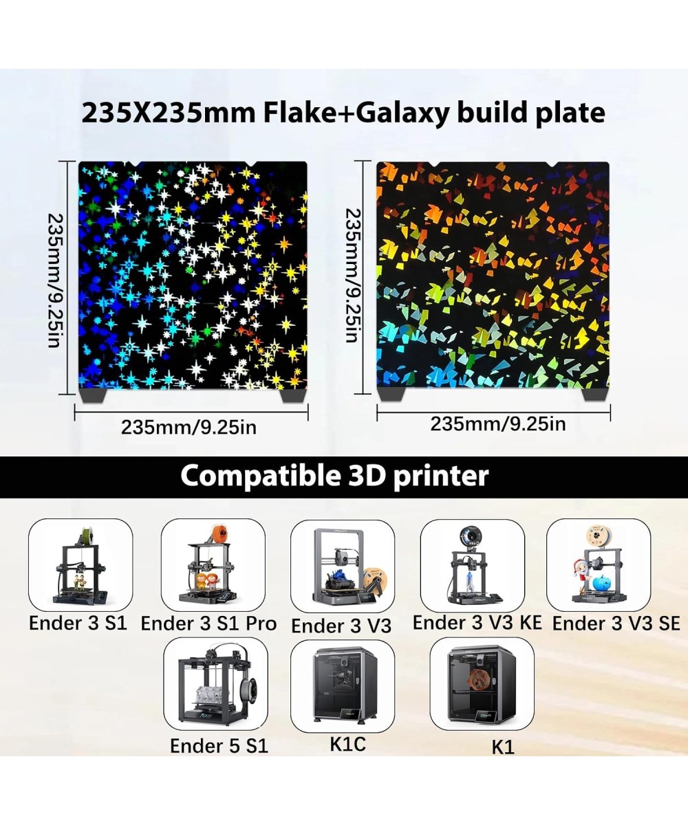Cama para impresora Creality K1 Ender-3 V3 KE SE DUAL LIGHT BEAM + PHANTOM 235X235mm