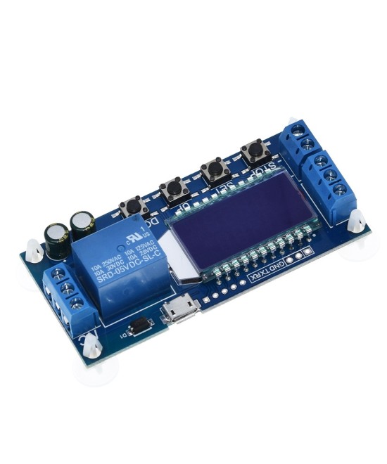 Temporizador Ajustable Programable XY-LJ02 con Rele 6-30V