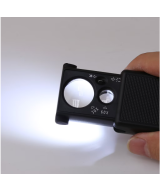 Lupa extraíble de 30 / 60X con LED