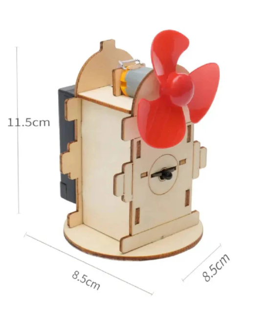 Kit de ventilador de inducción de llama DIY