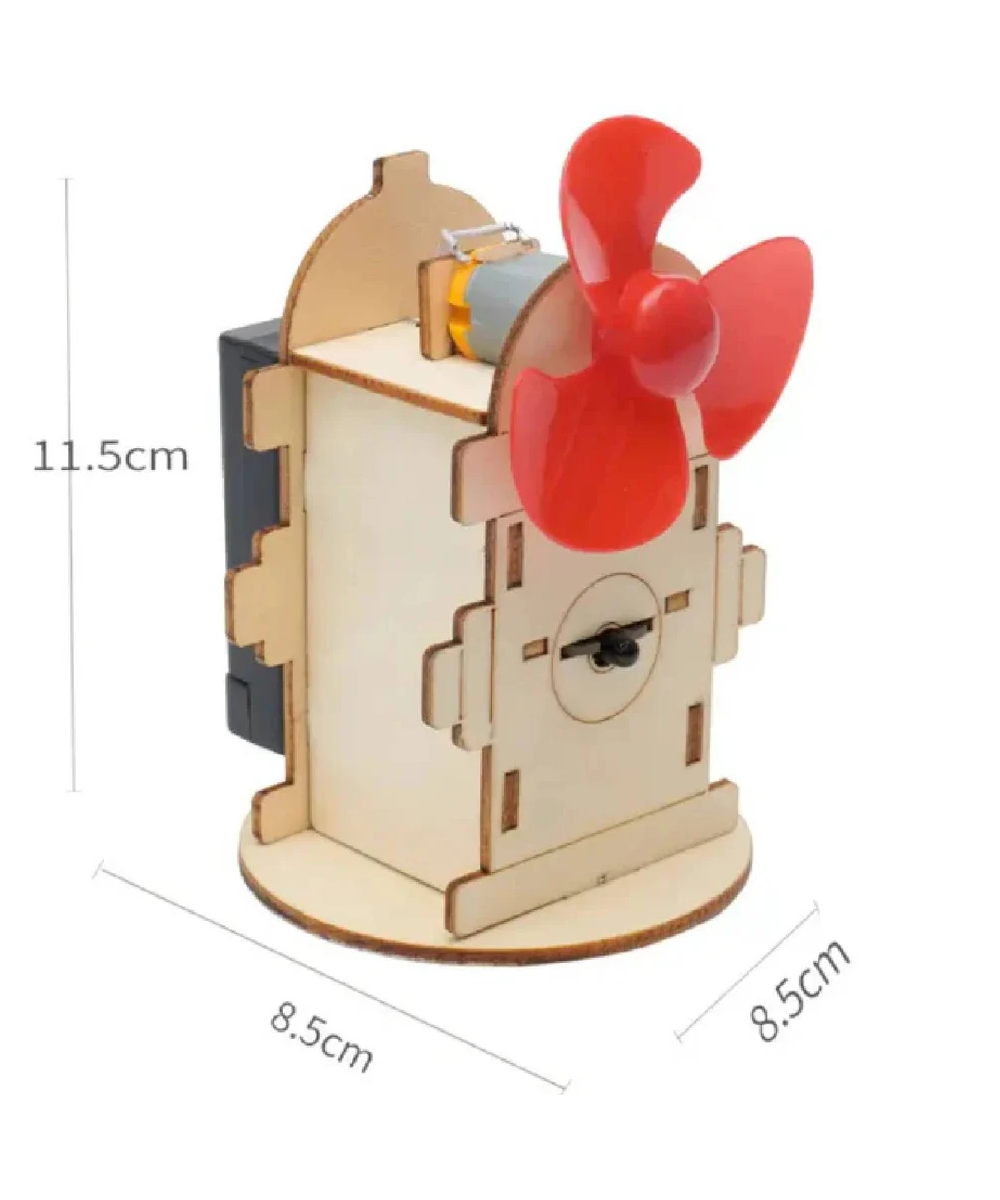Kit de ventilador de inducción de llama DIY