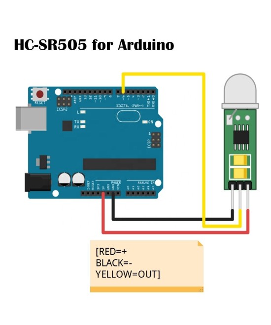 Sensor de Movimiento PIR HC-SR505