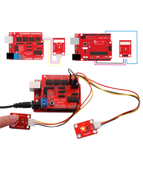 Modulo sensor de golpeo KEYES