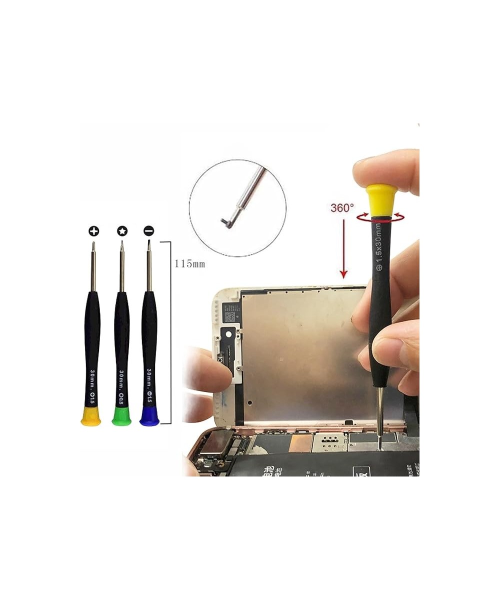 Juego de herramientas para reparación de telefonos moviles (25 piezas)