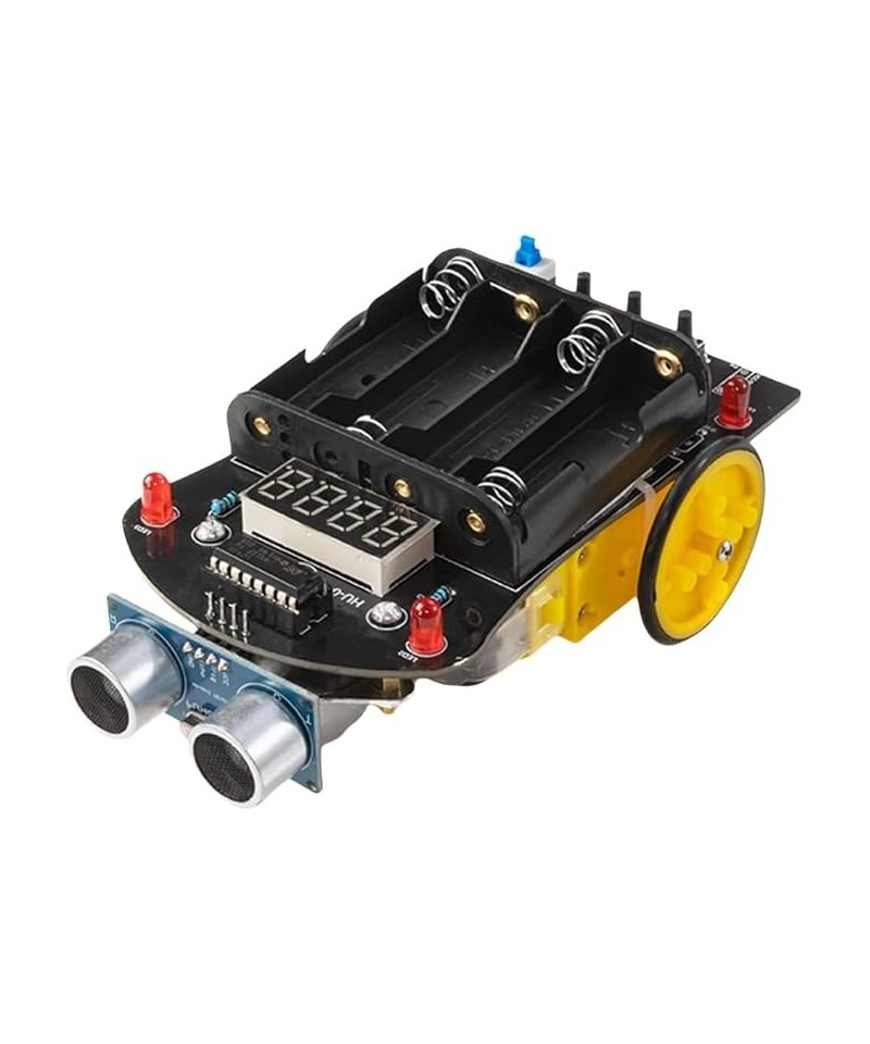 Kit de coche inteligente con sensor ultrasónico DIY