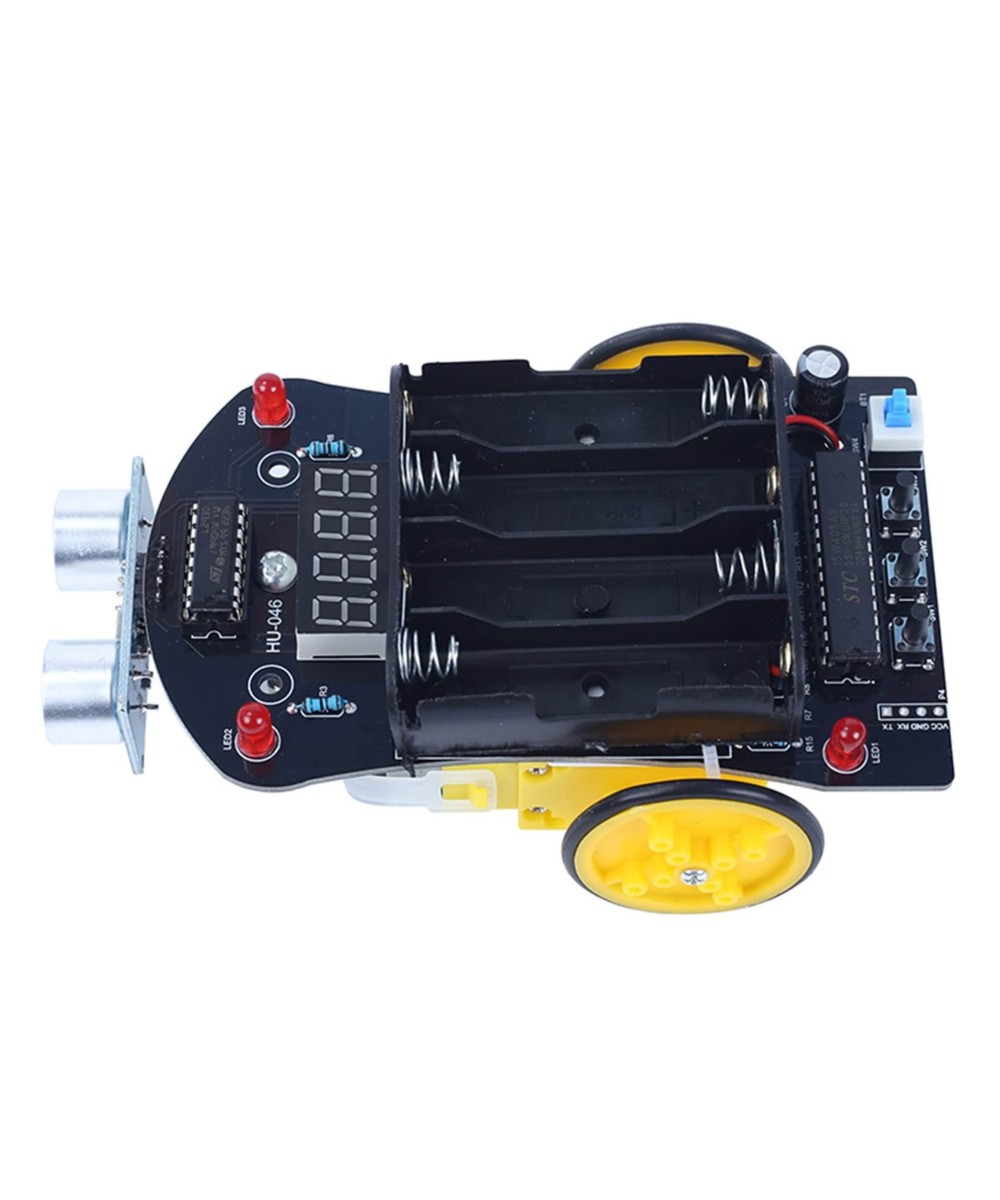 Kit de coche inteligente con sensor ultrasónico DIY
