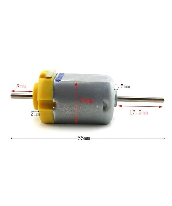 Mini motor DC de eje largo 130
