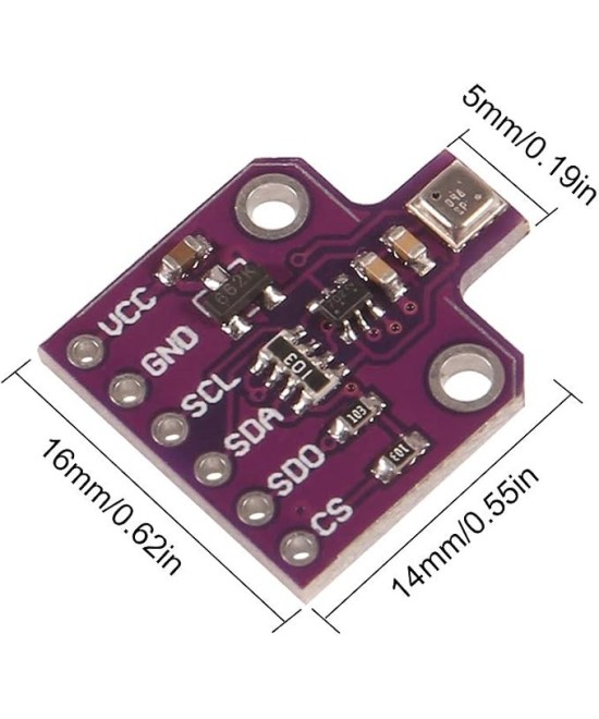 Sensor de temperatura, humedad y presión atmosférica MCU-680 BME680