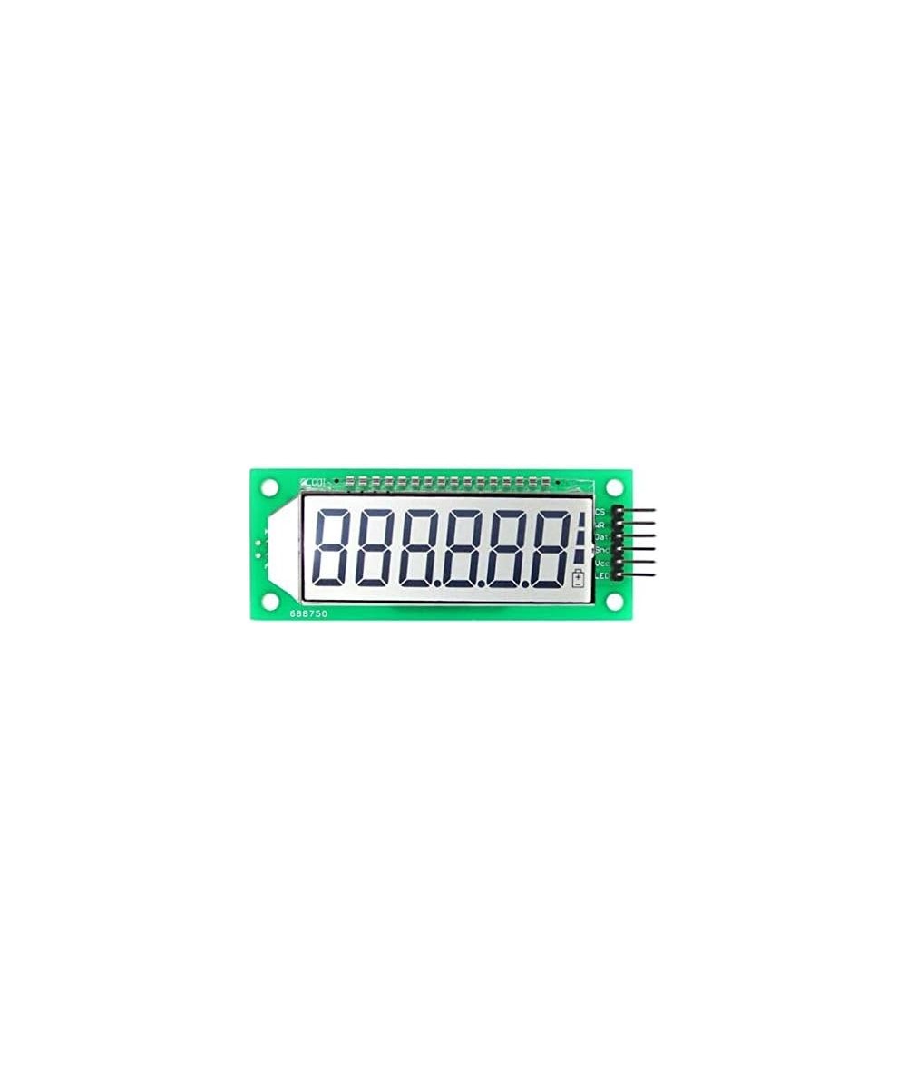 Módulo LCD digital de 6 bits y 8 segmentos