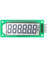 Módulo LCD digital de 6 bits y 8 segmentos