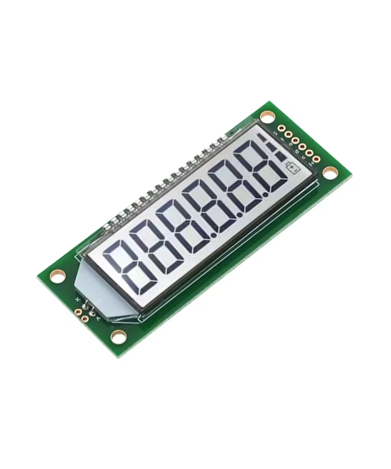 Módulo LCD digital de 6 bits y 8 segmentos