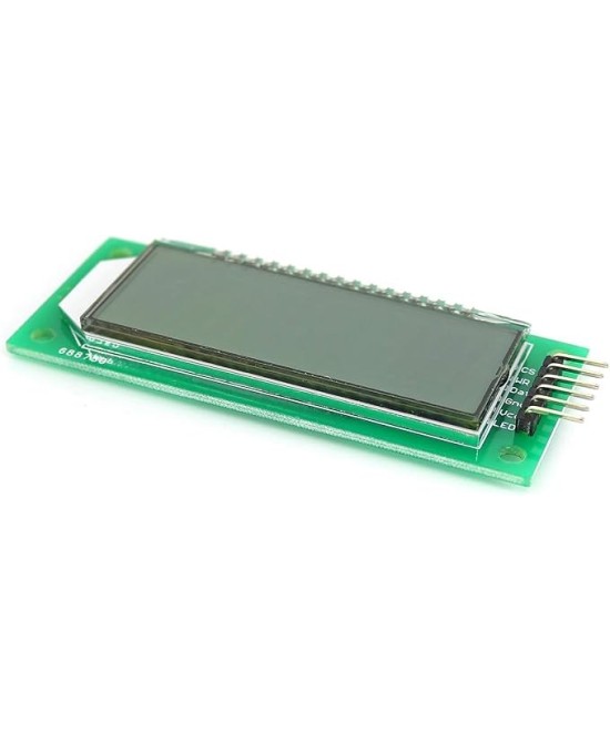 Módulo LCD digital de 6 bits y 8 segmentos