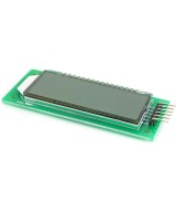 Módulo LCD digital de 6 bits y 8 segmentos
