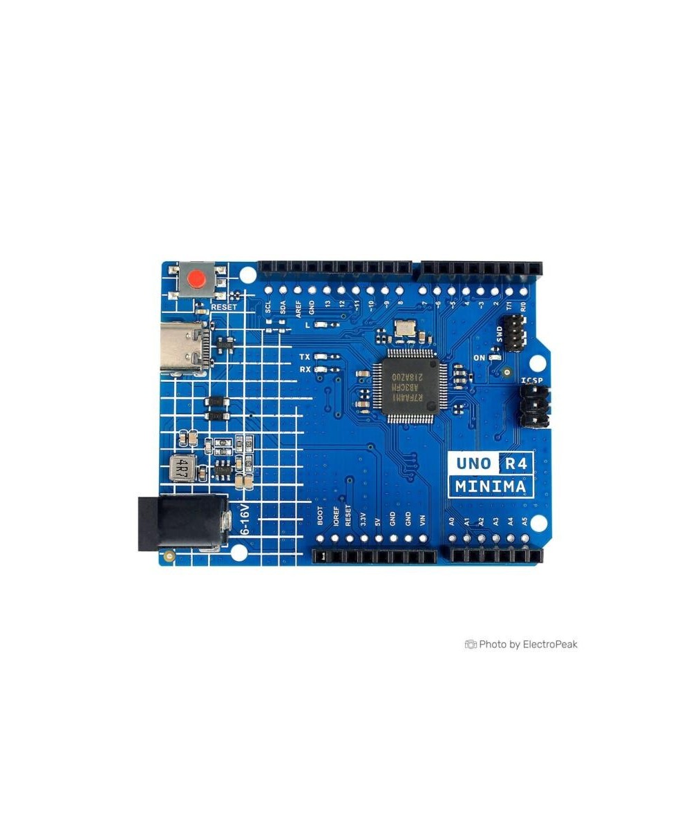 Tarjeta de desarrollo UNO R4 Minima con cable