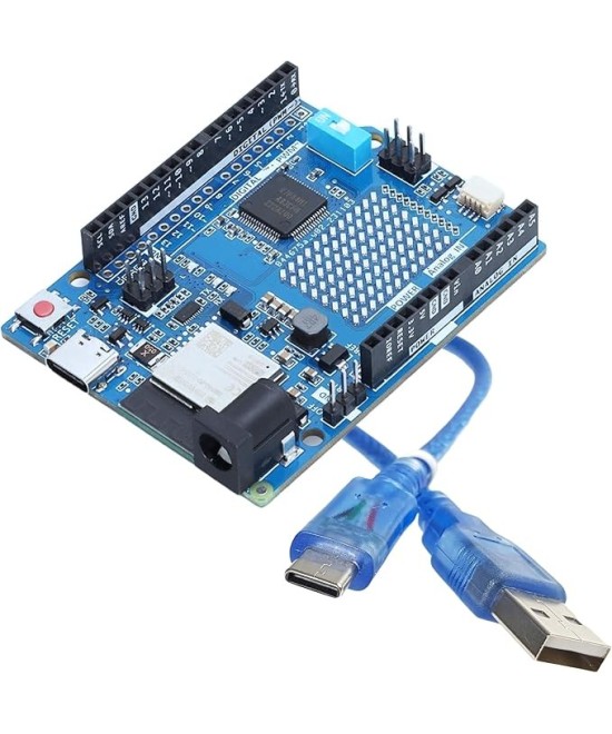 Tarjeta de desarrollo UNO R4 WiFi con cable