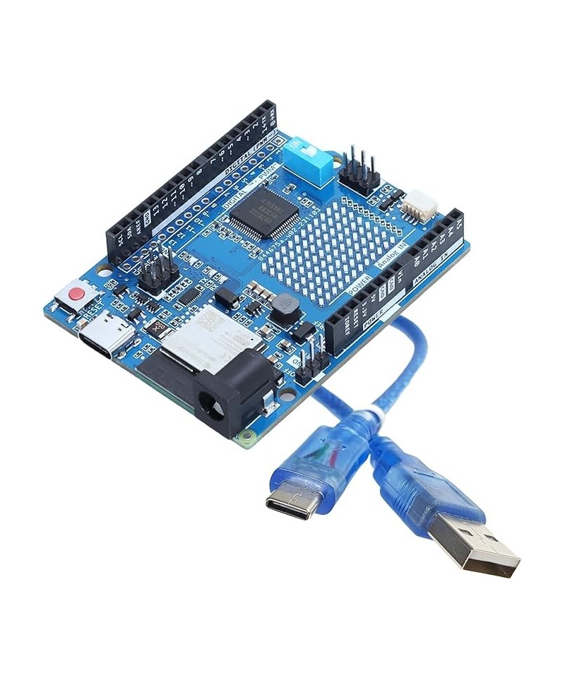 Tarjeta de desarrollo UNO R4 WiFi con cable