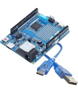 Tarjeta de desarrollo UNO R4 WiFi con cable