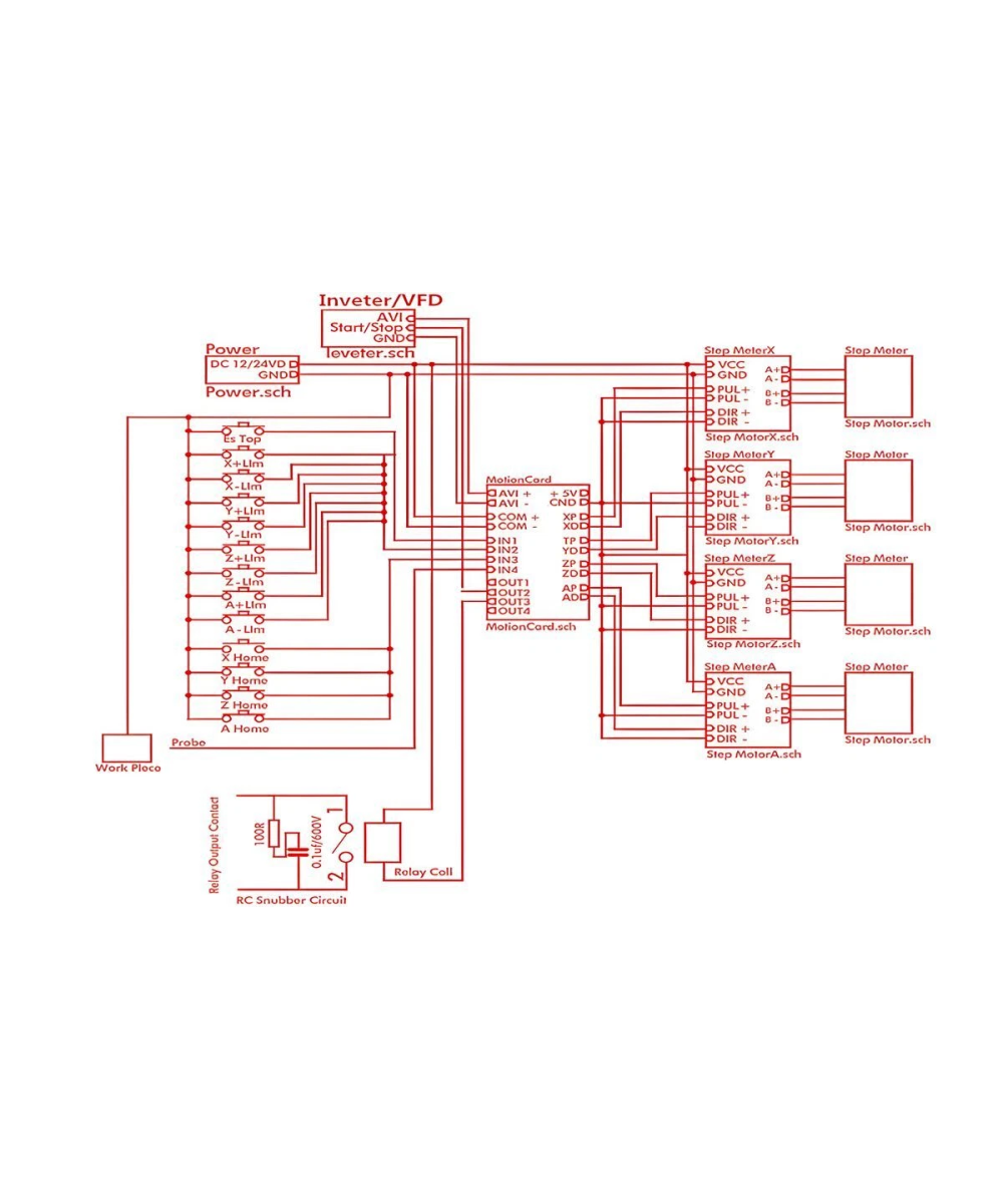 Placa de interfaz del controlador de movimiento MACH3, cable USB, CD