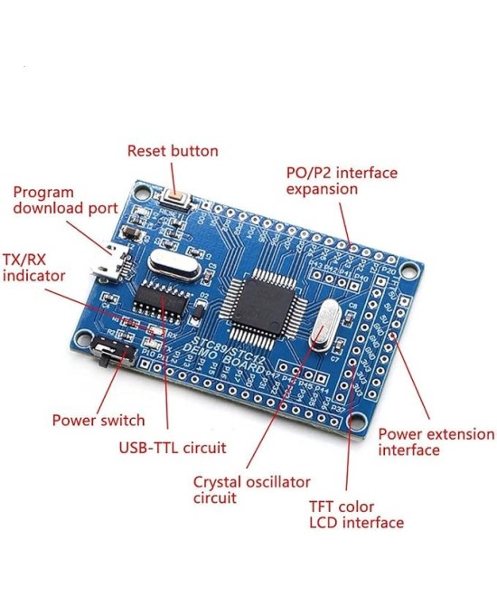 Tarjeta de desarrollo 51/AVR/STC89C52RC