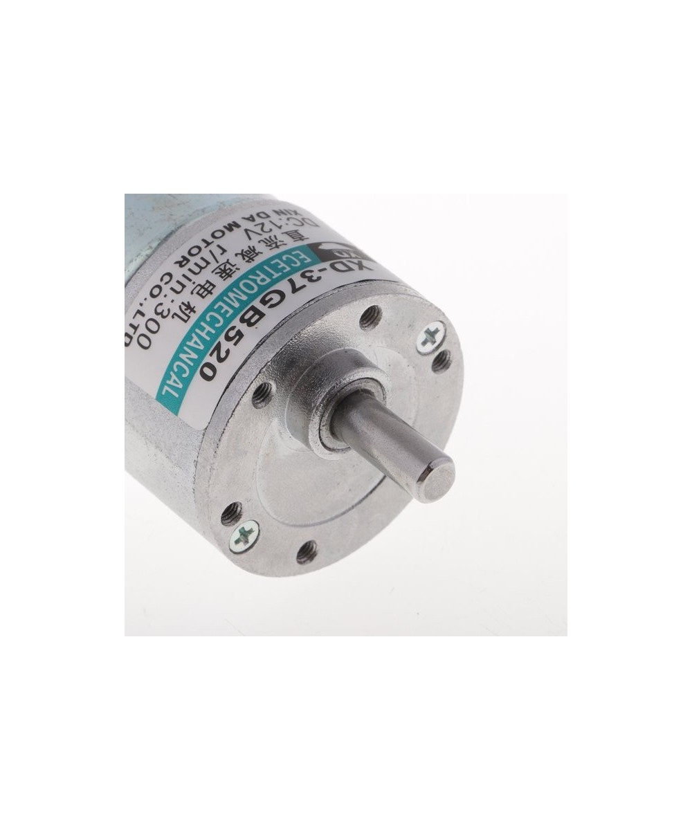 Motor 12v caja reductora 50RPM con soporte
