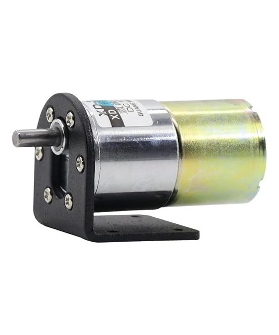 Motor 12v caja reductora 50RPM con soporte