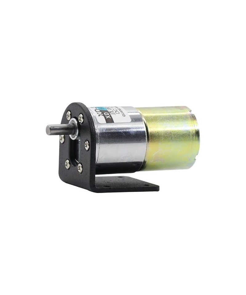 Motor 12v caja reductora 50RPM con soporte