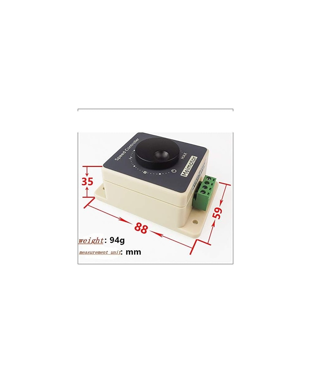 Controlador de velocidad de motor PWM 12V-48V DC 20A