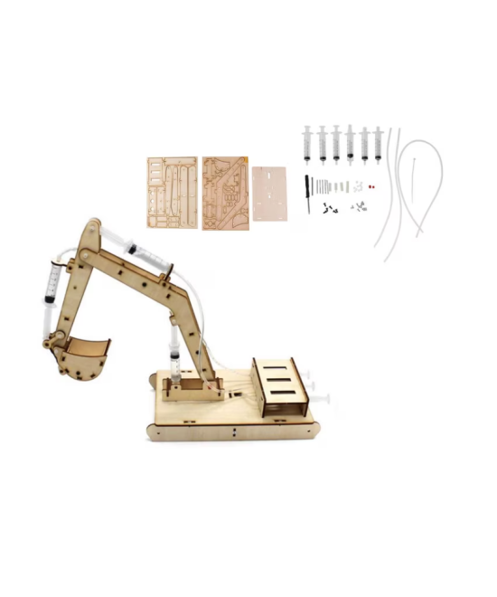 Kit excavadora hidráulica de madera DIY
