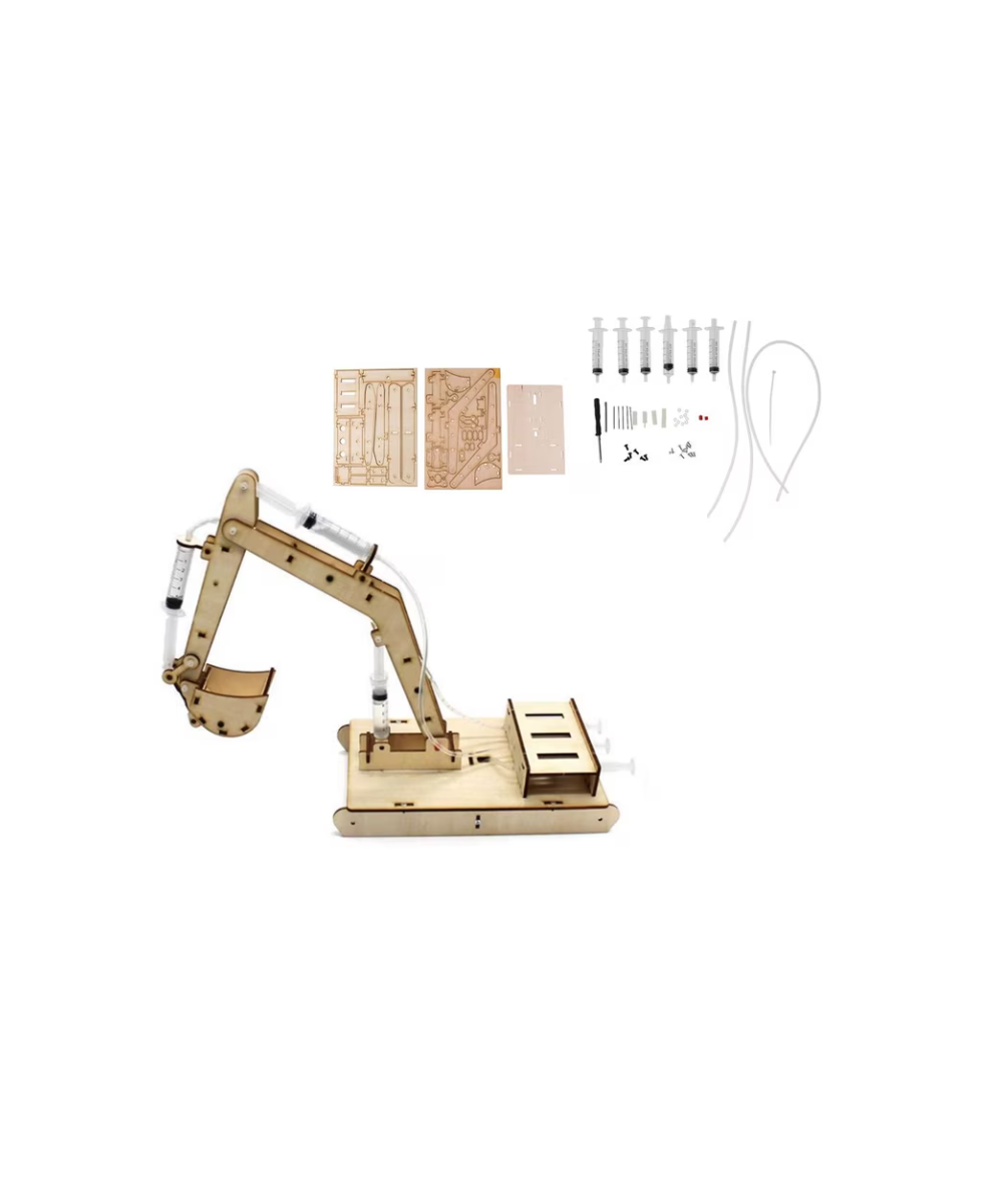 Kit excavadora hidráulica de madera DIY