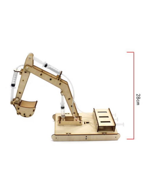 Kit excavadora hidráulica de madera DIY