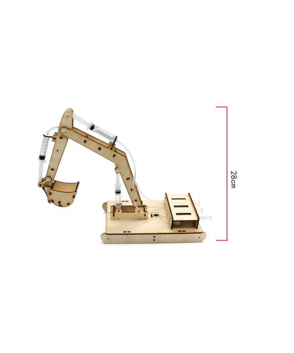 Kit excavadora hidráulica de madera DIY