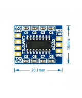 Módulo RS232 SP3232 TTL a RS232 doble canal