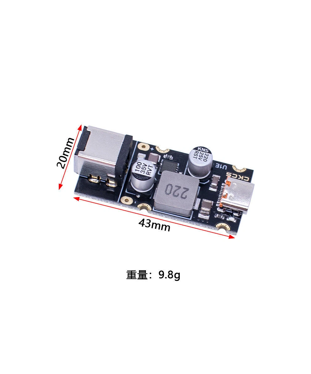 Módulo de carga rápida PD65W PD3.1 PPS USB-C