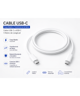 Cable de carga y datos USB-C 1M 5A 60W