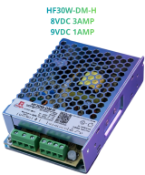 Fuente de energia conmutada Multi voltaje HF30W-DM-H  8VDC 3AMP / 9VDC 1AMP