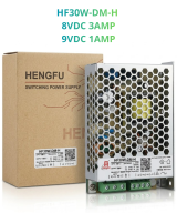 Fuente de energia conmutada Multi voltaje HF30W-DM-H  8VDC 3AMP / 9VDC 1AMP