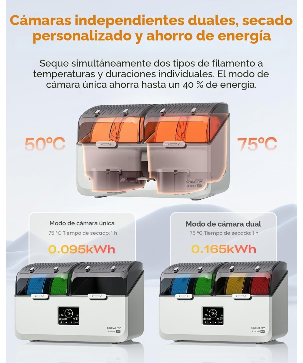 Secadora 4 filamentos  Creality Space Pi X4 Lite