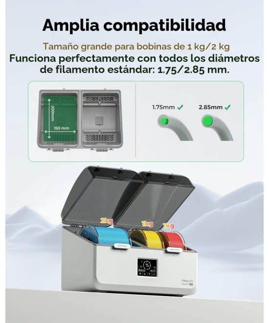 Secadora 4 filamentos  Creality Space Pi X4 Lite