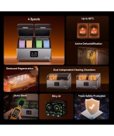 Secador 4 filamentos  Creality Space Pi X4
