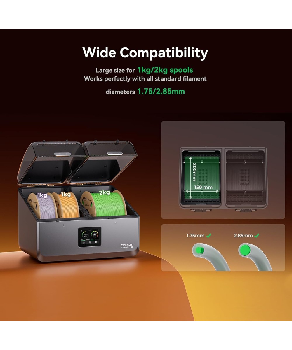 Secador 4 filamentos  Creality Space Pi X4
