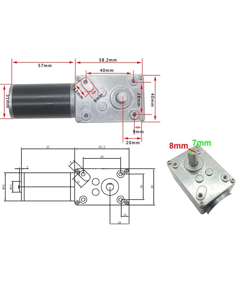 Motorreductor doble eje 12V