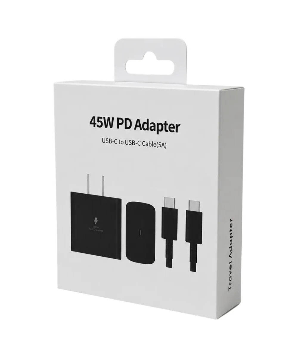 Adaptador Usb-C  PD Carga rapida 45W