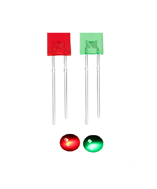 Diodo Led Cuadrado 2x5x7mm (10U)